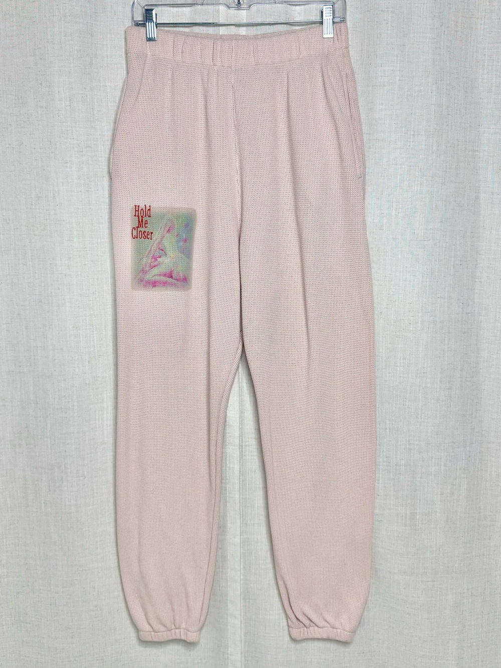 Boys Lie Blue Jean Baby Mac Slim Sweatpants Baby Pink Size XL